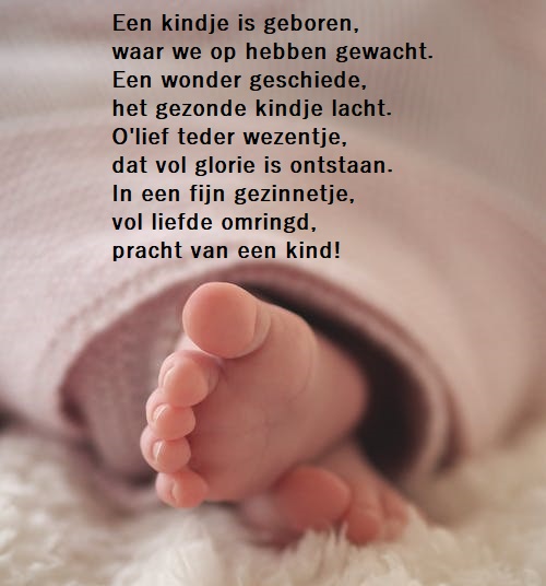 geboortewensen baby voetjes