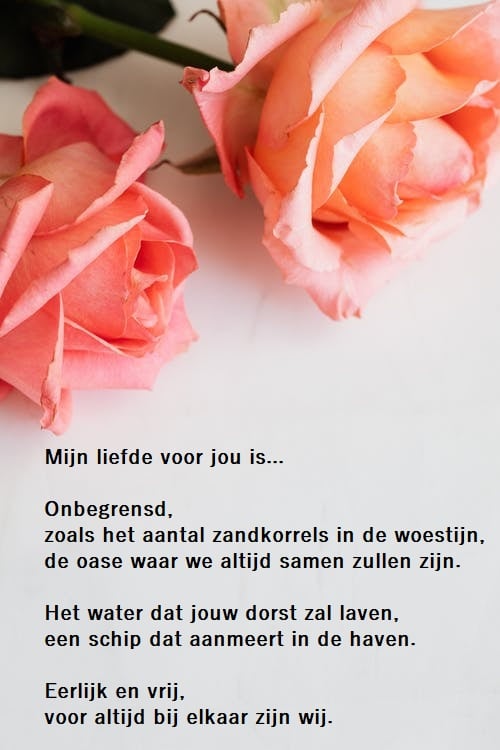 valentijnsgedichten rozen