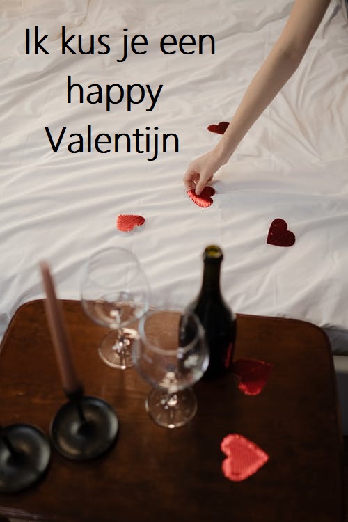 Ik kus je een happy Valentijn