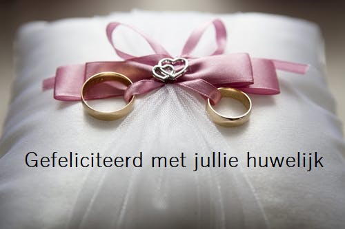 huwelijkswensen gefeliciteerd